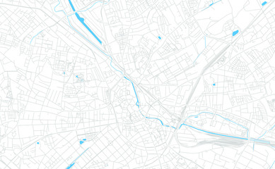 Osnabruck, Germany bright vector map