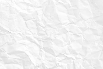 Paper texture Crumpled White.Top view.
