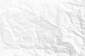 Obraz premium Paper texture Crumpled White.Top view.