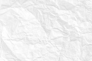 Paper texture Crumpled White.Top view.