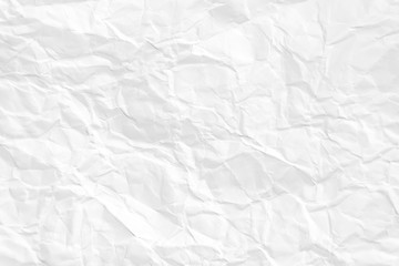 Paper texture Crumpled White.Top view.