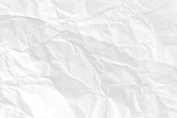 Paper texture Crumpled White.Top view.