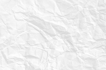 Paper texture Crumpled White.Top view.