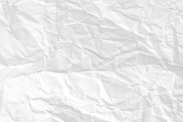 Paper texture Crumpled White.Top view.