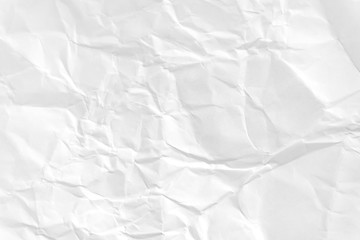 Paper texture Crumpled White.Top view.