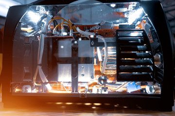 The internal structure of the welding machine
