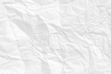 Paper texture Crumpled White.Top view.