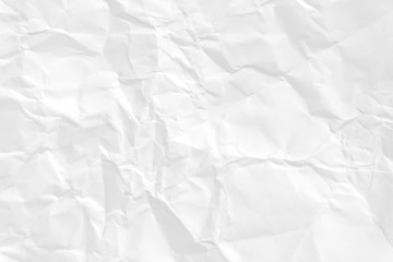Paper texture Crumpled White.Top view.