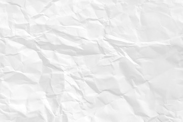 Paper texture Crumpled White.Top view.