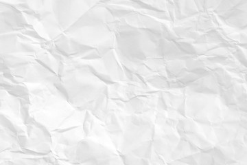 Paper texture Crumpled White.Top view.