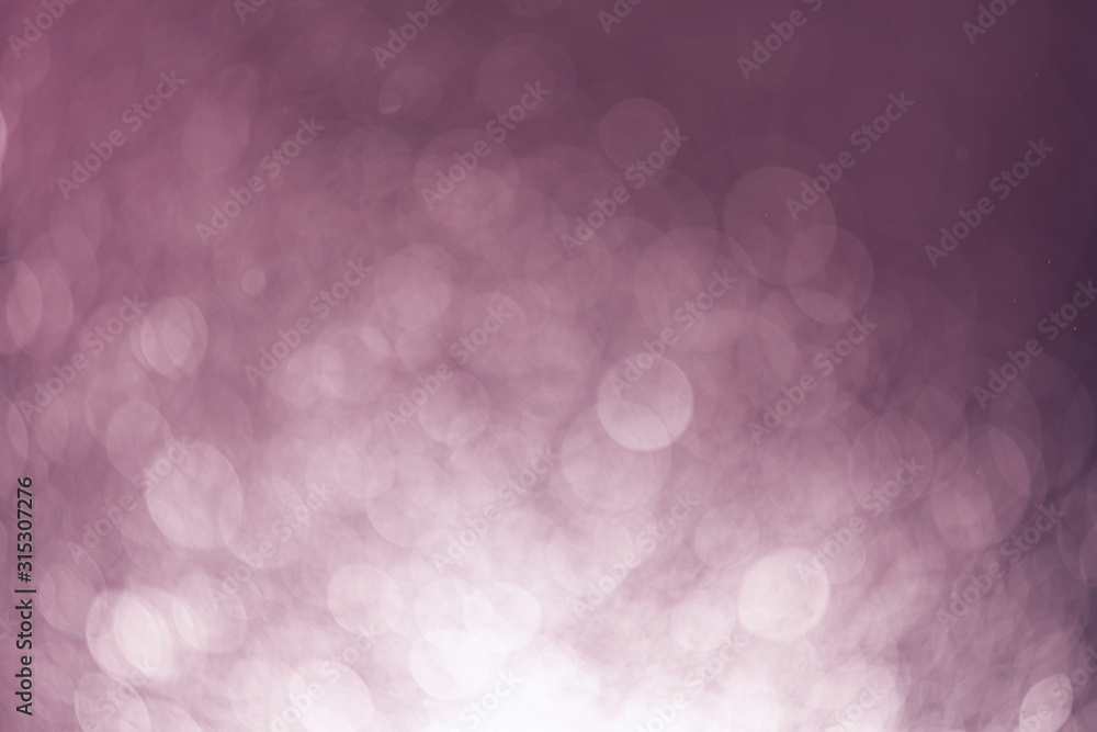 Poster abstract bokeh from light and water spray in backgrounds of various colors