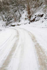 road in winter