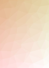 Abstract Low Polygon gradient Generative Art background illustration