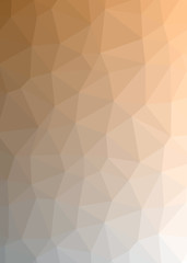 Abstract Low Polygon gradient Generative Art background illustration