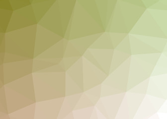 Abstract Low Polygon gradient Generative Art background illustration