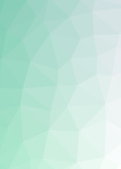 Fototapeta premium Abstract Low Polygon gradient Generative Art background illustration