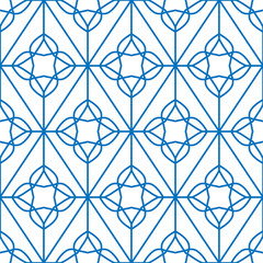 Vector geometric Islamic seamless pattern