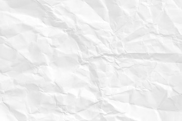 Obraz premium Paper texture Crumpled White.Top view.