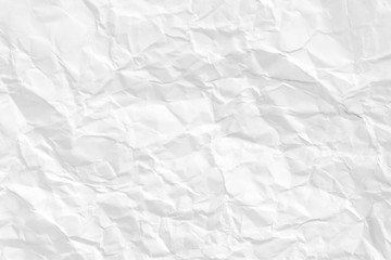 Paper texture Crumpled White.Top view.