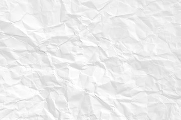 Paper texture Crumpled White.Top view.