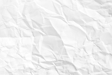 Paper texture Crumpled White.Top view.