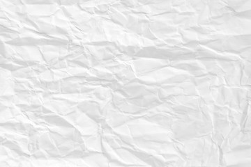 Paper texture Crumpled White.Top view.