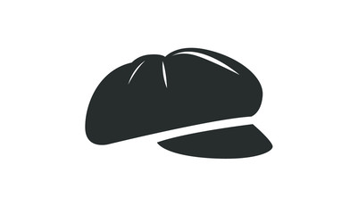 collection of flat cap icon line logo design illustration