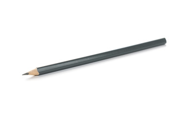 new gray triangular pencil isolated