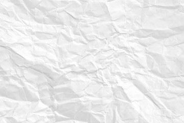 Paper texture Crumpled White.Top view.