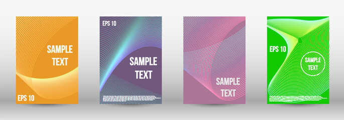 Geometric template with lines 