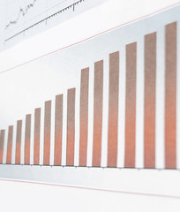 close up. blurred image of financial chart.business background