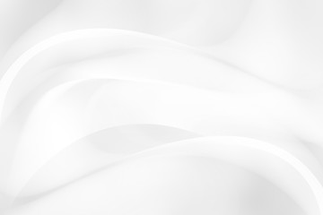 White smooth abstract background. Abstract white and gray color technology modern background design Illustration. Abstract white interior highlights future. Architectural background.