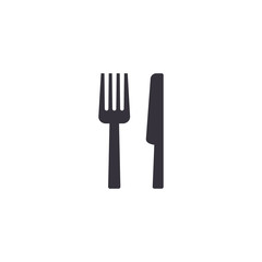 Fork Knife icon, Vector isolated simple flat style illustration