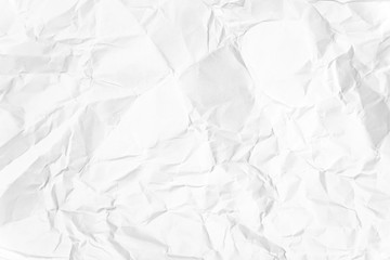 Paper texture Crumpled White.Top view.