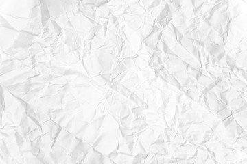 Paper texture Crumpled White.Top view.