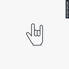 Rock on icon