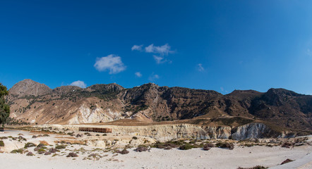 Vulkankrater Stefanos im Lakki-Tal von der Insel Nisyros Griechenland