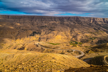Wadi Mujib Canyon and Desert, Jordan
