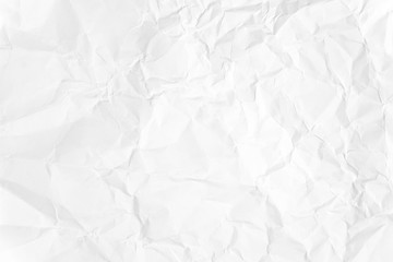 Paper texture Crumpled White.Top view.