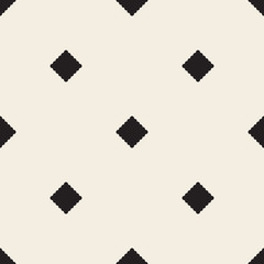 seamless  monochrome square with round border pattern  background