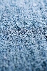 ice and snow on the wooden surface in winter season, white and cold days