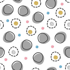 seamless pattern background with geometric shape