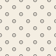 seamless pattern background with monochrome outline dot
