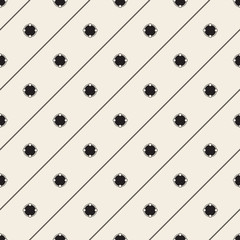 seamless stripe pattern background with simple dot shape