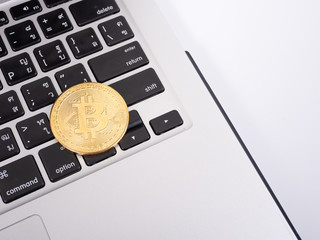 Bitcoin-Cash Digital cryptocurrency on notebook