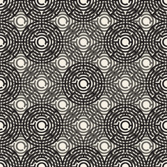 seamless monochrome abstarct maze line pattern background