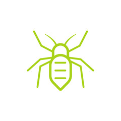 Aphid insect pictogram. Clipart image isolated on white background