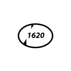 Plymouth rock outline icon. Clipart image isolated on white background