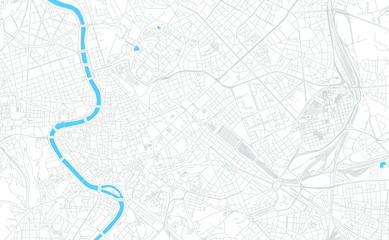 Plakat Rome, Italy bright vector map