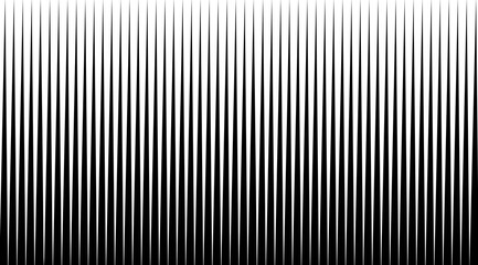 Obraz premium Halftone background with stripped black and white lines. Optical illusion art vector design.